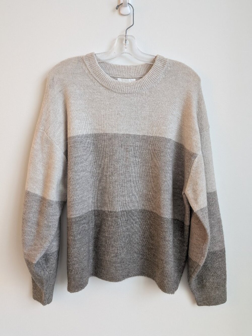 NWT H&M Ombre Colourblock Crewneck Sweater | Small